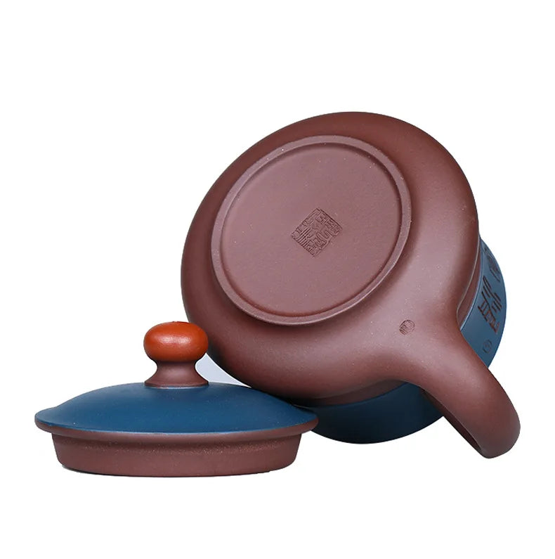 420cc lucky strike Yixing Dracaena Sanderiana Purple Clay Cup Handmade Purple Clay Cup with Cover Tea Set 150nl Small Tea Cup