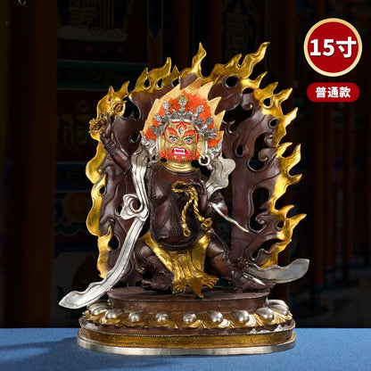 45 large Huge Asia Buddhism home temple family brass gilding Vajradhara Vajrapani Buddha statue bless Safety Health good luck