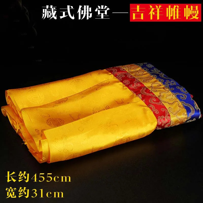 450CM long Wholesale Buddhist suppliy Buddhism HOME Temple buddha Hall Wall Deco Enclosing curtain Tapestry draperies WEIMAN