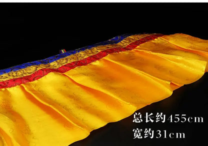 450CM long Wholesale Buddhist suppliy Buddhism HOME Temple buddha Hall Wall Deco Enclosing curtain Tapestry draperies WEIMAN