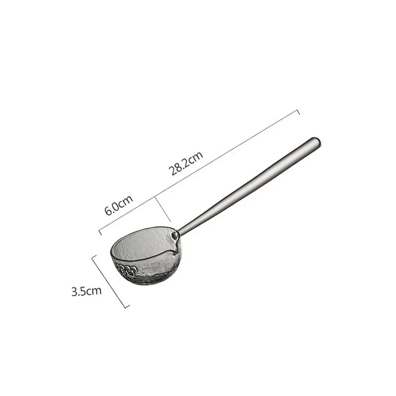 450ml Glass Tea Bowl for Green Tea Special Tea Set Tea Maker Heat-resistant Tea Spoon Japanese-style Kung Fu Tea Teapot Set New