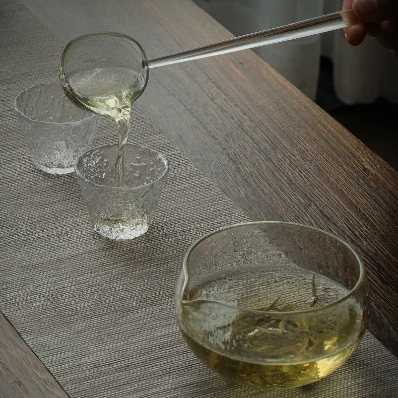 450ml Glass Tea Bowl for Green Tea Special Tea Set Tea Maker Heat-resistant Tea Spoon Japanese-style Kung Fu Tea Teapot Set New