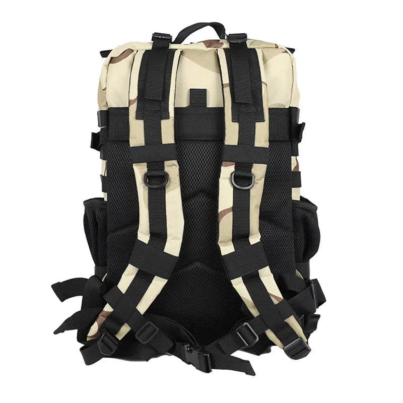 45L Outdoor New Style Backpack Camouflage  Mountaineering Hiking Multifunctional Large Capacity Tactical Backpacks