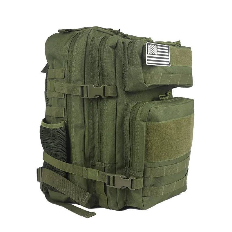 45L Outdoor New Style Backpack Camouflage  Mountaineering Hiking Multifunctional Large Capacity Tactical Backpacks