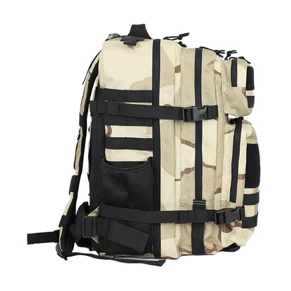 45L Outdoor New Style Backpack Camouflage  Mountaineering Hiking Multifunctional Large Capacity Tactical Backpacks
