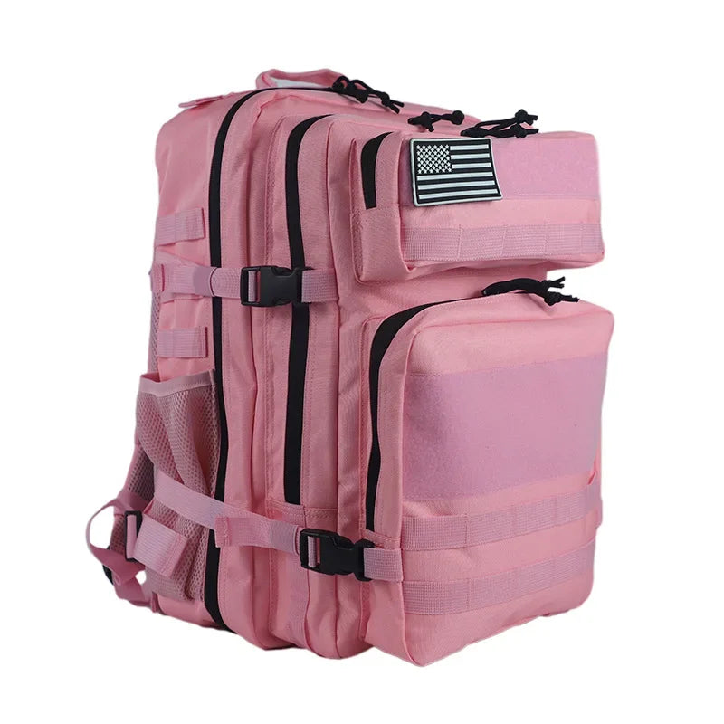 45L Outdoor New Style Backpack Camouflage  Mountaineering Hiking Multifunctional Large Capacity Tactical Backpacks