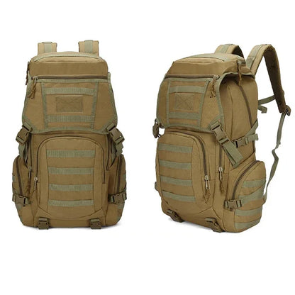 45L Unisex Men Outdoor Military Tactical Travel Pack Army Sports Bag Hiking Climbing Camping Backpack For Male Female