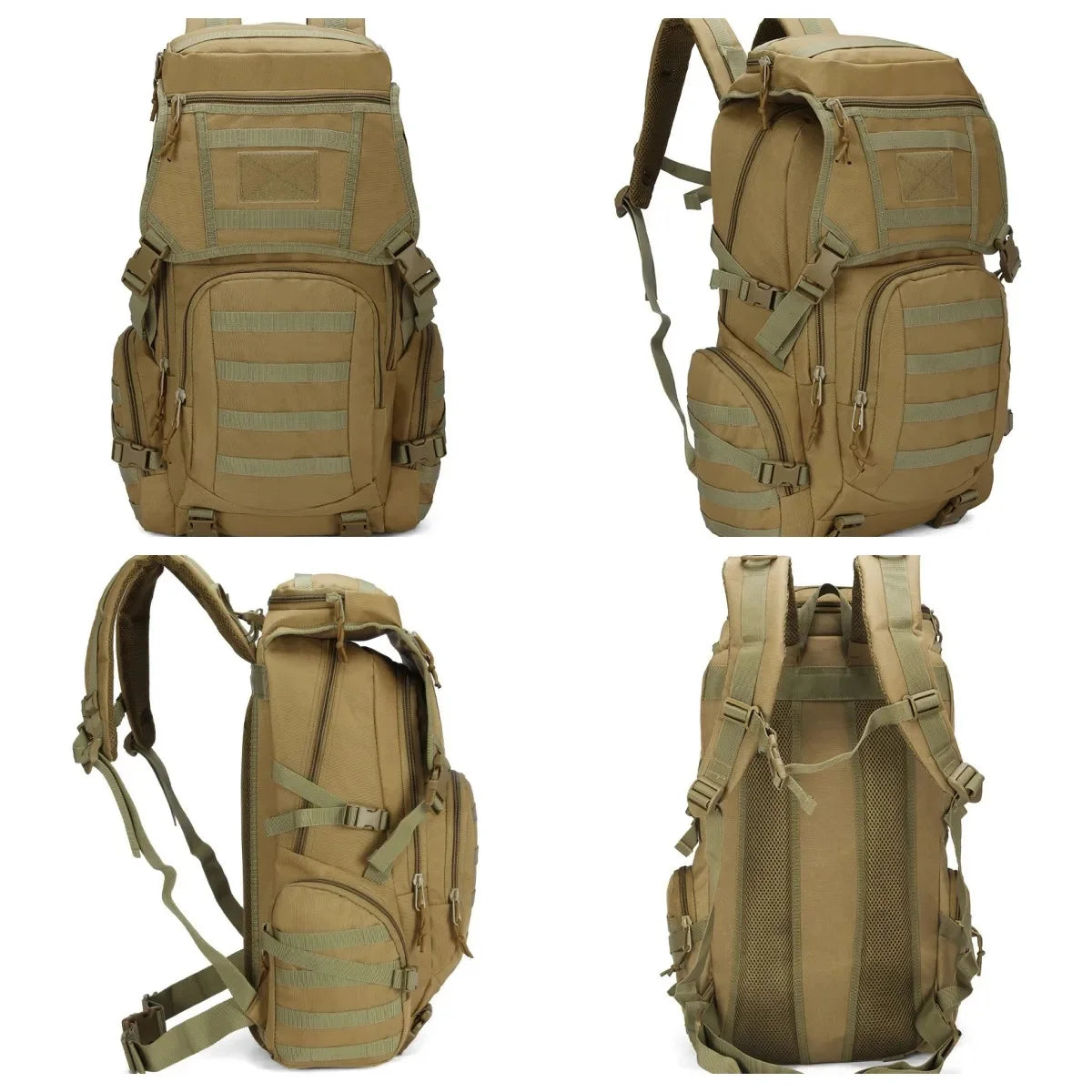 45L Unisex Men Outdoor Military Tactical Travel Pack Army Sports Bag Hiking Climbing Camping Backpack For Male Female