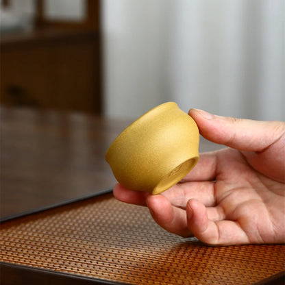 45cc 65cc Antique Purple Clay Tea Cup Chinese Portable Master Cup Household Tea Accessories Traditional Zisha Small Tea Bowl