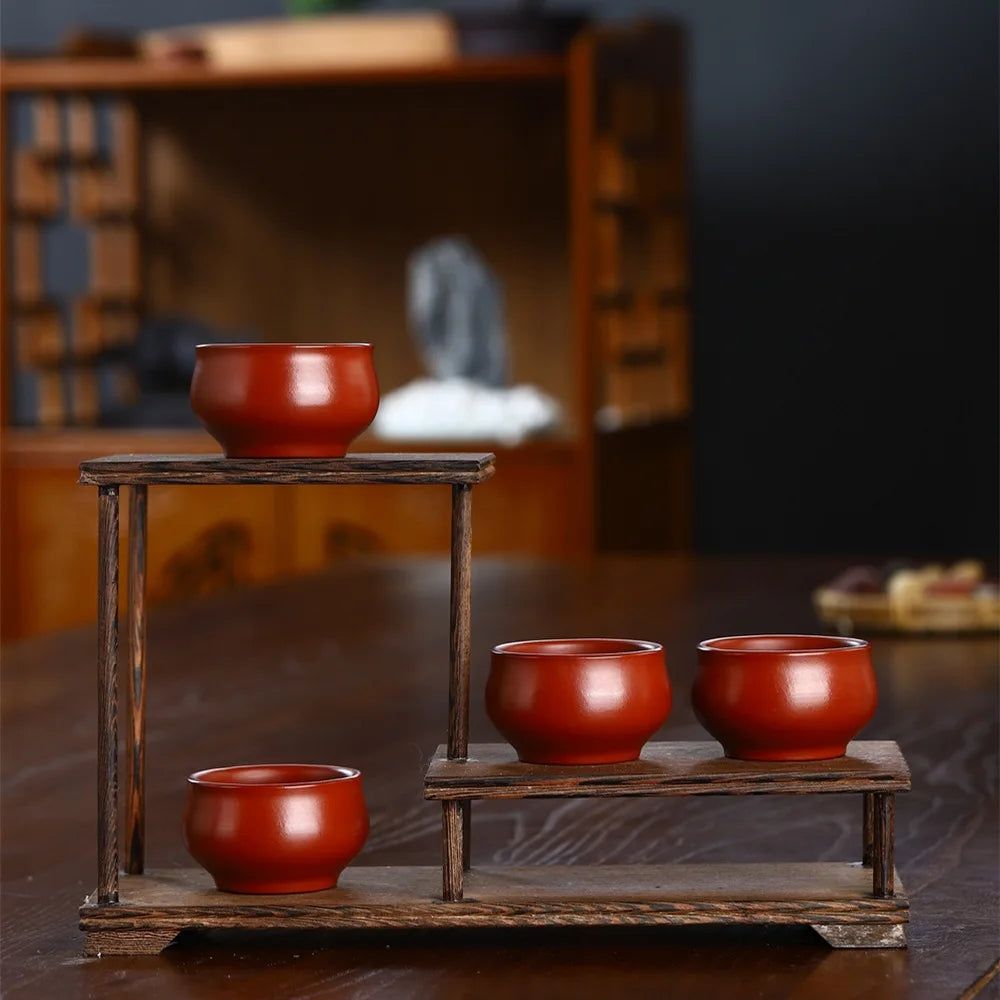 45ml  Authentic Yixing Purple Clay Teacup Travel Meditation Cup Boutique Handmade Tea Bowl Master Cup Chinese Tea Set