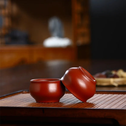 45ml  Authentic Yixing Purple Clay Teacup Travel Meditation Cup Boutique Handmade Tea Bowl Master Cup Chinese Tea Set