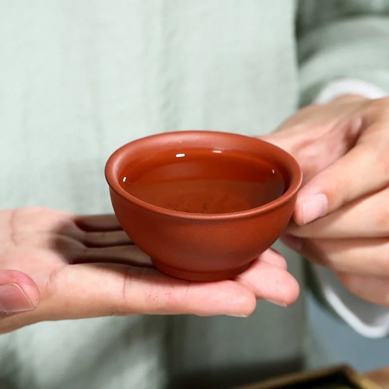 45ml Purple Clay Cup Chinese Tea Cup YiXing Teacup Hong Ni cup for tea