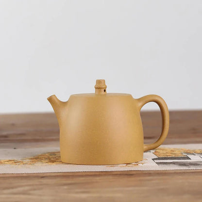 460ML Large Capacity Real Handmade Yixing Kettle Raw Ore Duan Mud Clay Teapot Golden Teaware Kung Fu Zisha Superior Tea Pot