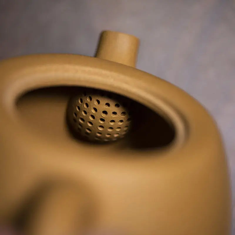 460ML Large Capacity Real Handmade Yixing Kettle Raw Ore Duan Mud Clay Teapot Golden Teaware Kung Fu Zisha Superior Tea Pot