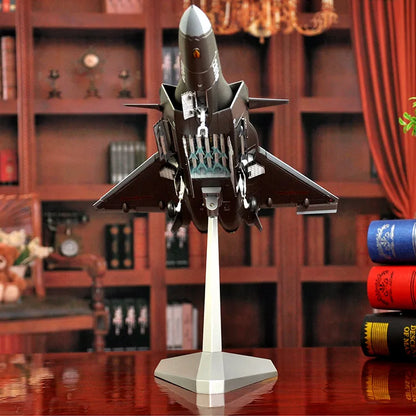 46CM-Military FANS Collection # 1:48 CHINA air force modern Simulated aircraft J-20 Fighter battleplane alloy Model statue