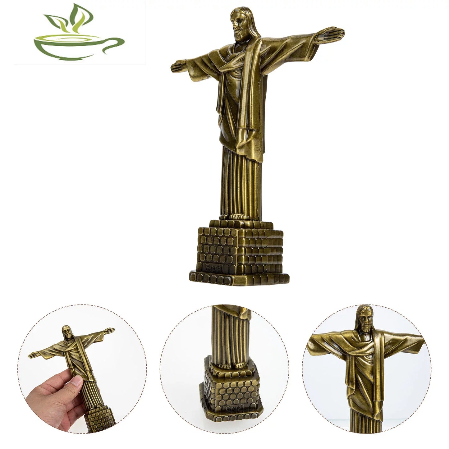 Jesus Figurine Statue Christ Figurines Figure Catholic Holy Christian Tabletop Sculpture Decor Nativity Religious Crucifix Lord