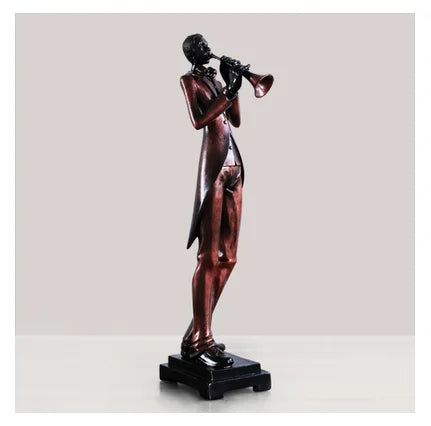 47CM Resin statue European stereoscopic character modeling decoration creative retro home desktop decoration maison