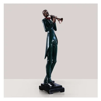 47CM Resin statue European stereoscopic character modeling decoration creative retro home desktop decoration maison