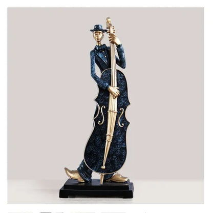 47CM Resin statue European stereoscopic character modeling decoration creative retro home desktop decoration maison