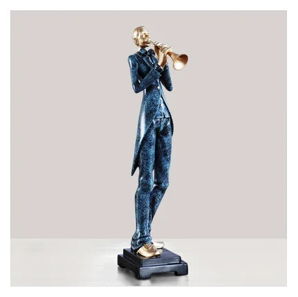 47CM Resin statue European stereoscopic character modeling decoration creative retro home desktop decoration maison