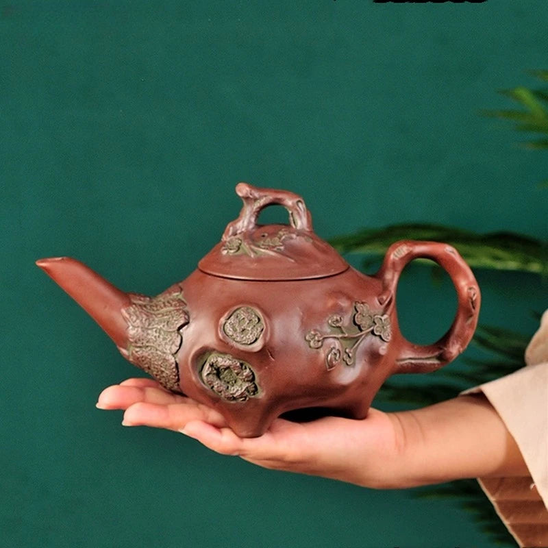 480ml Chinese Yixing Purple Clay Tea Pot Creative Tea Accessories Home Beauty Tea Infuser Custom Large Capacity Filter Teapot