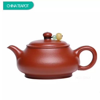 120ml Yixing Purple Clay Teapots Handmade Tea Pot Raw Ore Dahongpao Mud Kettle High-end Chinese Zisha Tea Set Collection
