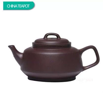 230ml Chinese Authentic Yixing Purple Clay Teapots Famous Handmade Tea Pot Raw Ore Purple Mud Kettle Zisha Tea Set Teaware