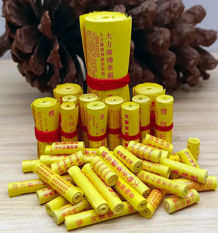 49 style Buddhism ALL BUDDHA GUAN YIN Gods Tathagata Heart Sutra Shurangama Mantra MINI Scriptures rolls amulet talisman Temple