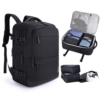 4PCS BAGSMART Women Travel Backpack Airplane Large Capacity Multi-Function Luggage Lightweight Men Casual Bag Notebook Bagpacks