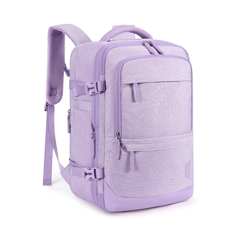 4PCS BAGSMART Women Travel Backpack Airplane Large Capacity Multi-Function Luggage Lightweight Men Casual Bag Notebook Bagpacks