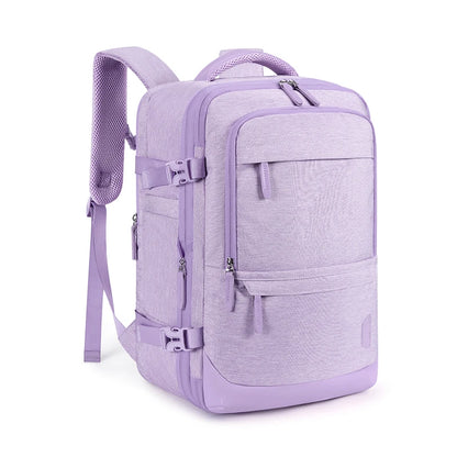 4PCS BAGSMART Women Travel Backpack Airplane Large Capacity Multi-Function Luggage Lightweight Men Casual Bag Notebook Bagpacks