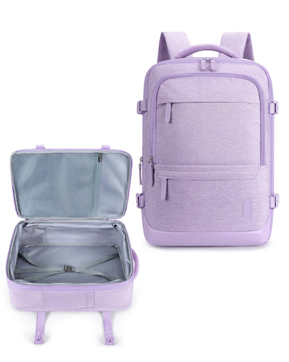4PCS BAGSMART Women Travel Backpack Airplane Large Capacity Multi-Function Luggage Lightweight Men Casual Bag Notebook Bagpacks