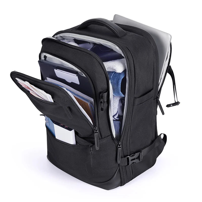 4Pcs 40L Travel Cabin Backpack BAGSMART 17.3'' Laptop Backpack Airline Carry On Luggage Backpack Suitcase with Packing cubes