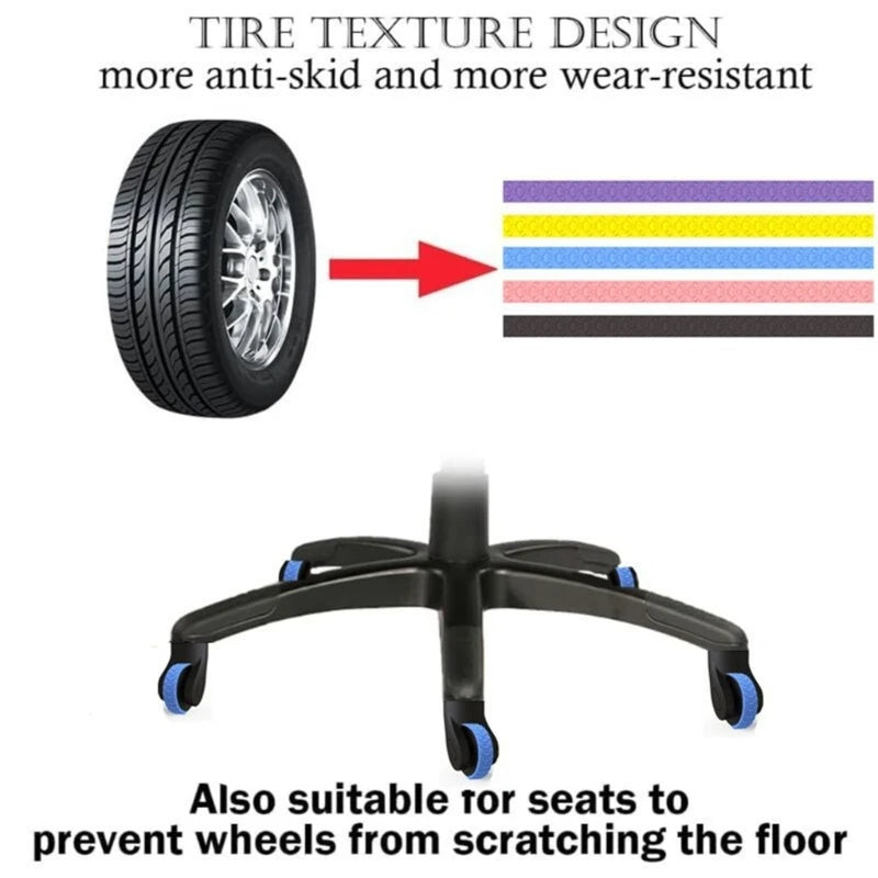4Pcs/8Pcs Luggage Wheel Cover Silicone Cover Suitcase Wheel Cover Adjustable Luggage Spinner Wheel Cover for Most Caster