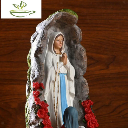 Rare Virgin Mary Statue Christian Gift Xmas Display Decoration Ornaments, Lovely