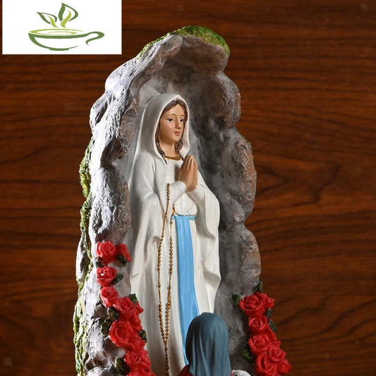 Rare Virgin Mary Statue Christian Gift Xmas Display Decoration Ornaments, Lovely