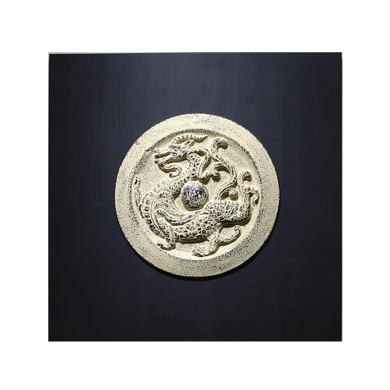 4pcs China Antique Wall mount decoration four god beast azure dragon black tortoise white tiger vermilion bird