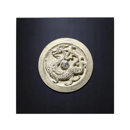 4pcs China Antique Wall mount decoration four god beast azure dragon black tortoise white tiger vermilion bird
