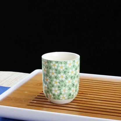 4pcs/set Blue and white porcelain tea Cup Retro Ceramic Teacup Boutique tea bowl Coffee Wine Cups Drinkware Supplies 150ml
