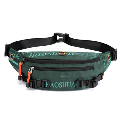 5 Colors Unisex Waist Bags With Earphone Port Men Women Chest Cross-Body Shoulder Pack Climbing Phone Money Pouch Belt Backpack