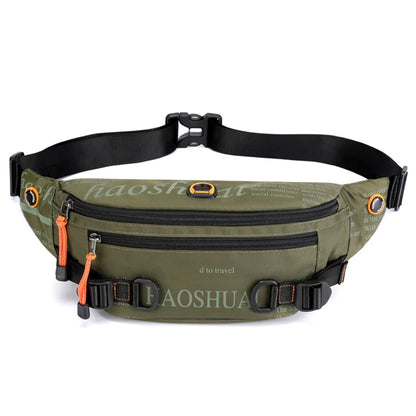 5 Colors Unisex Waist Bags With Earphone Port Men Women Chest Cross-Body Shoulder Pack Climbing Phone Money Pouch Belt Backpack