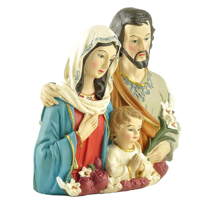 5" Holy Family Statue Religious Items Jesus Christ Sculptures Decoration