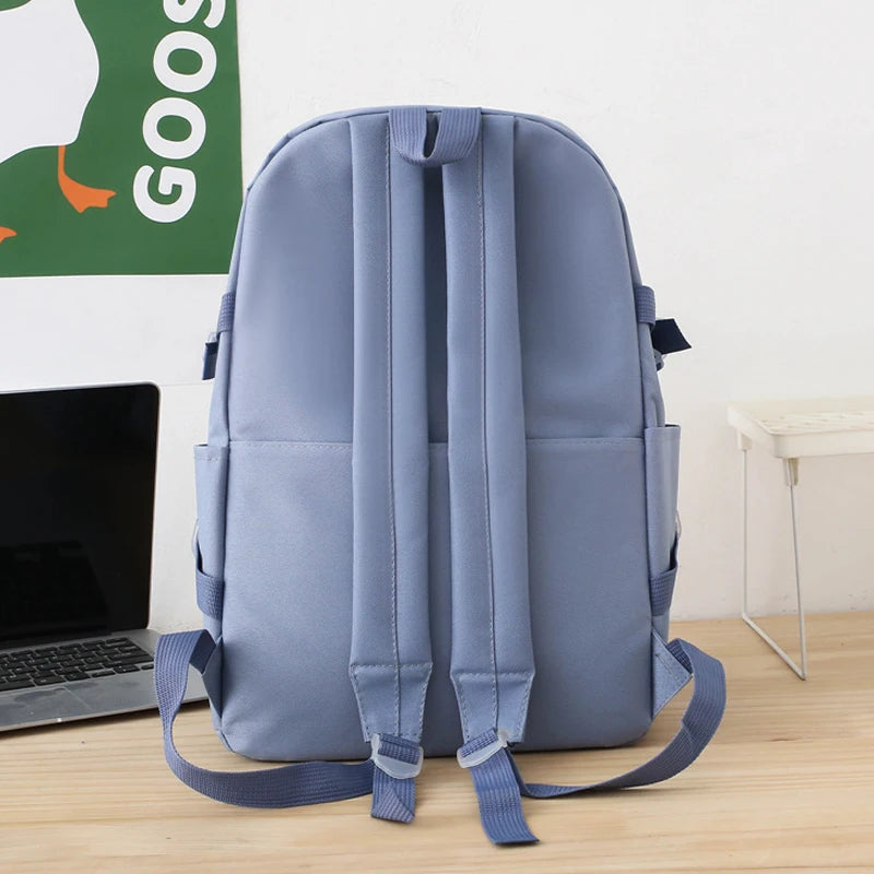 5 In 1 Japanese Women Backpack Multifunctional School Bag for Girls Large Capacity Outdoor Travel Bags Student Storage Backpacks