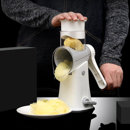 5 in 1 5 Blades Vegetable Slicer Manual Kitchen Accessories Grater Vegetable Chopper Cutter Potato Spiralizer Home Gadget Tool