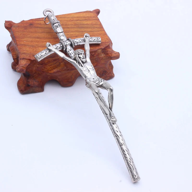 5 pcs  Church cross, Crucifix,  alloy materials, home pendant decorations, Christian Catholic  souvenirs  free delivery