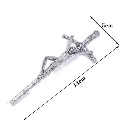 5 pcs  Church cross, Crucifix,  alloy materials, home pendant decorations, Christian Catholic  souvenirs  free delivery