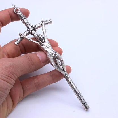 5 pcs  Church cross, Crucifix,  alloy materials, home pendant decorations, Christian Catholic  souvenirs  free delivery