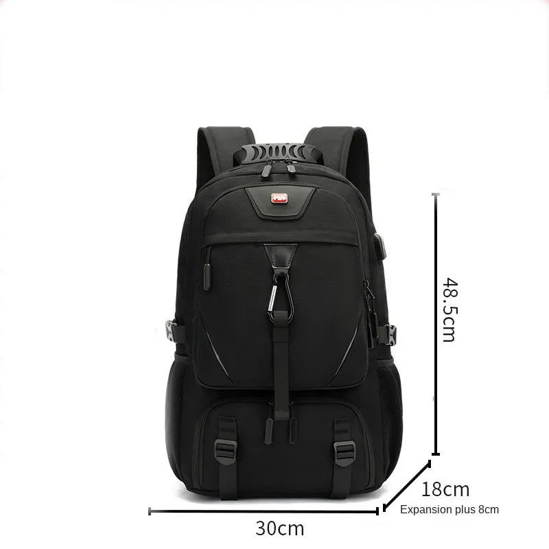 50/60/80L Unisex Men Outdoor USB Large Capacity Travel Pack Sports Trekking Rucksack Hiking Camping Backpack for Male