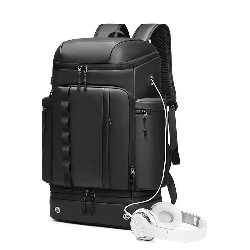 50 L Large Capacity Backpack Men Travel Outdoors Mountaineering Bag Waterproof Laptop Backpack Business Backpack With Shoe Bag
