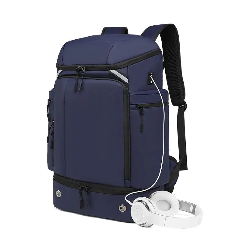 50 L Large Capacity Backpack Men Travel Outdoors Mountaineering Bag Waterproof Laptop Backpack Business Backpack With Shoe Bag